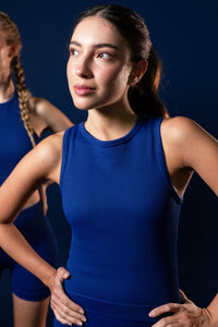 Tank Top Azul Marino Alea — Versatilidad Seamless S a L