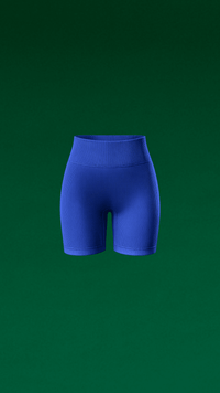 Short Azul Marino Seamless Nara — Comodidad sin Costuras XS a XL