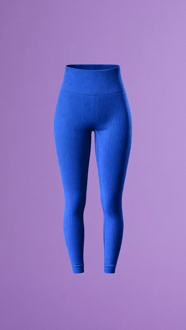 Legging Azul Marino Seamless Eira — Alta Compresión talla única de XS a XL