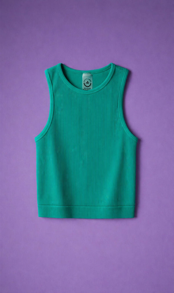 Tank Top Verde Alea — Versatilidad Seamless S a L