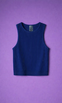 Tank Top Azul Marino Alea — Versatilidad Seamless S a L