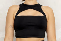 Top Deportivo Negro Hydra — Realza tu Figura