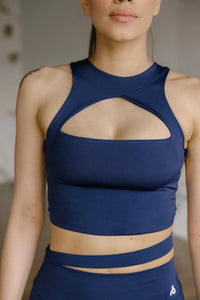 Top Deportivo Azul Marino Hydra — Realza tu Figura
