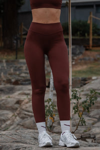 Legging Vino Seamless Serra — Panel V y Sin Costuras