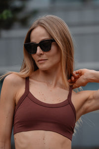 Sauda Top Vino — Seamless con Actitud para Entrenar