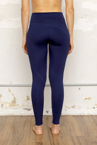 Legging Azul Marino Omega — Diseñado para el Gym XS a XL