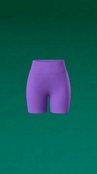 Short Morado Seamless Nara — Comodidad sin Costuras XS a XL